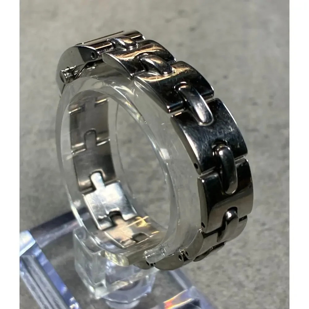 DKNY Women's NY-3365 Stainless Steel Watch Black Rectangular Dial 13mm Working